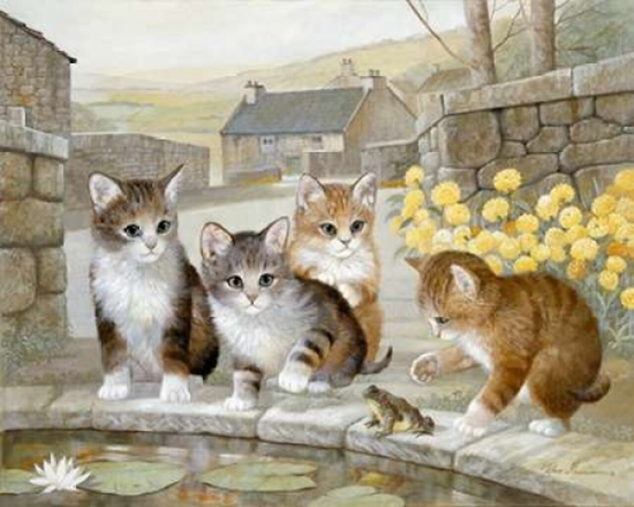 Leap Frog Fun Poster Print by Ruane Manning - Item # VARPDX8507D